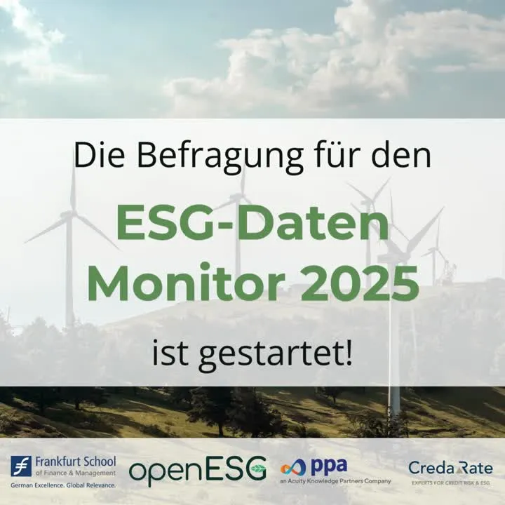 ESG-Daten Monitor Befragung 2025
